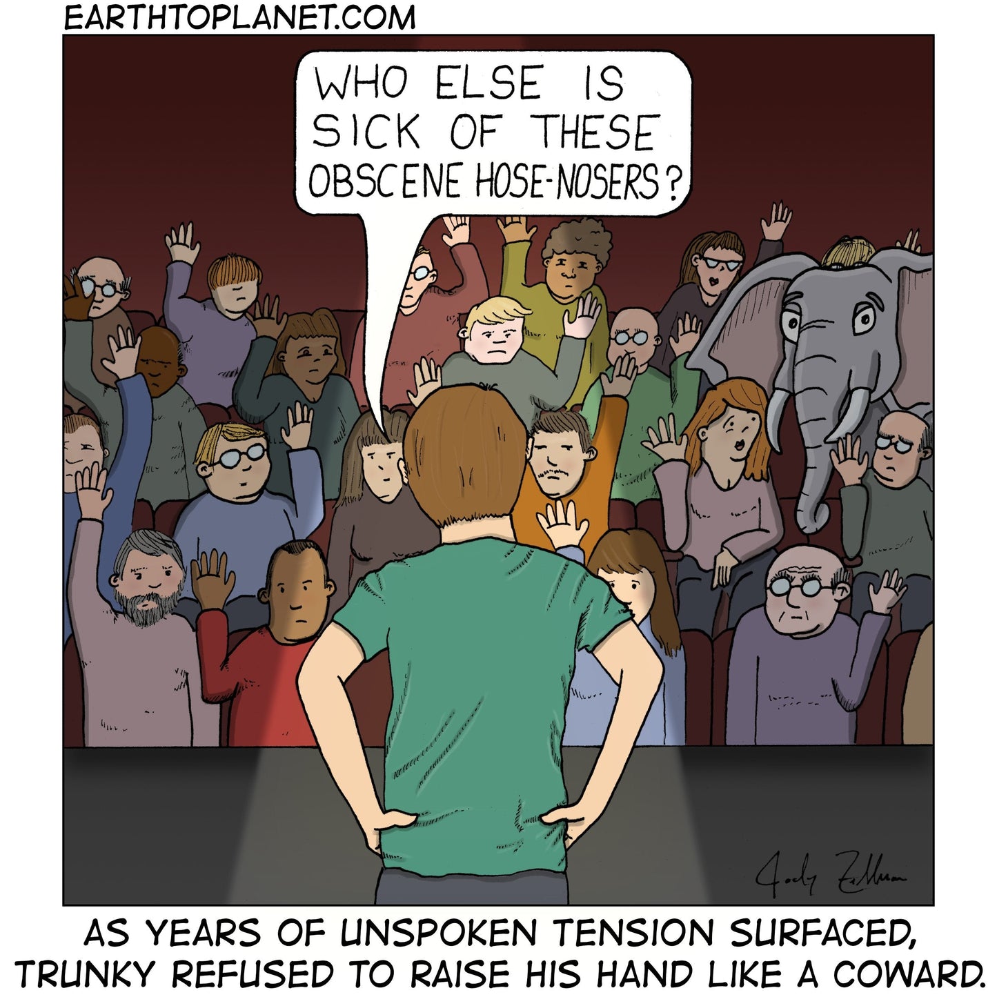 Elephant in the Room Cartoon