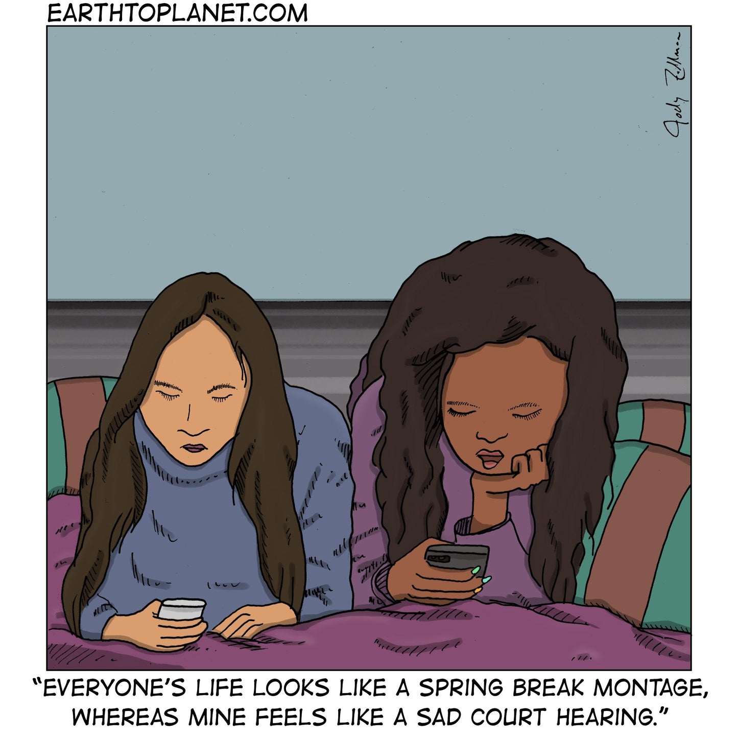 Everyone Else's Life Cartoon