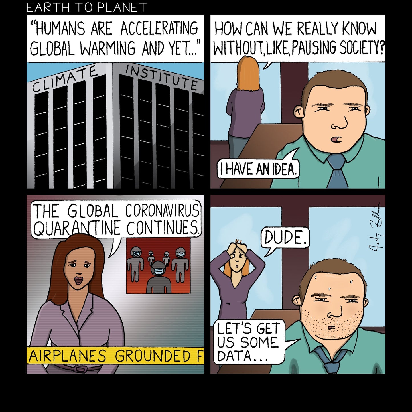 Extreme Science Cartoon