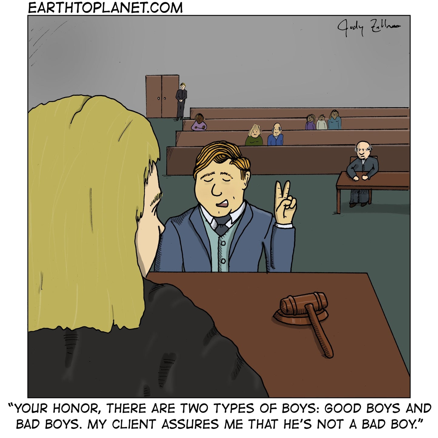 Good Boys and Bad Boys Cartoon