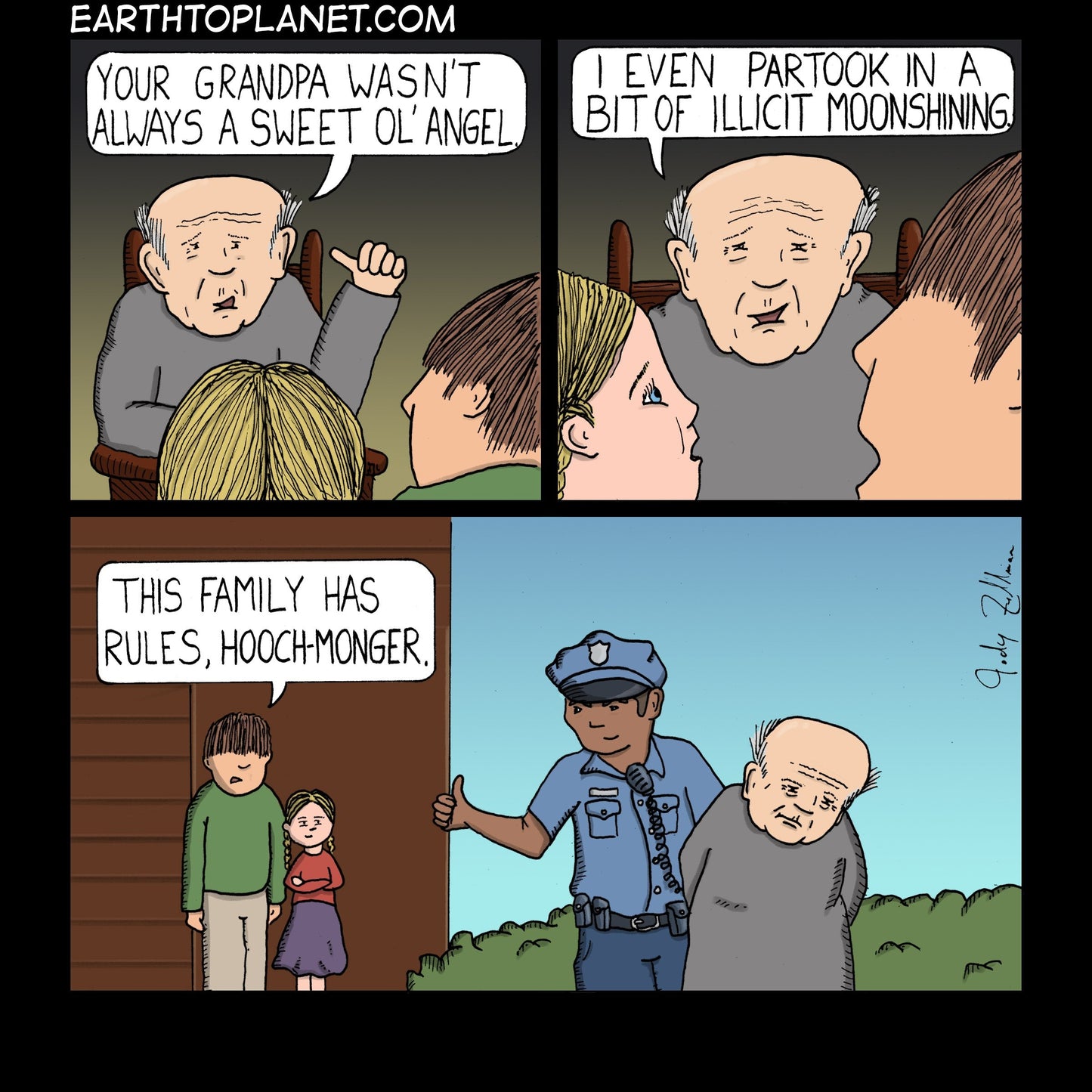 Grandpa's Past Cartoon