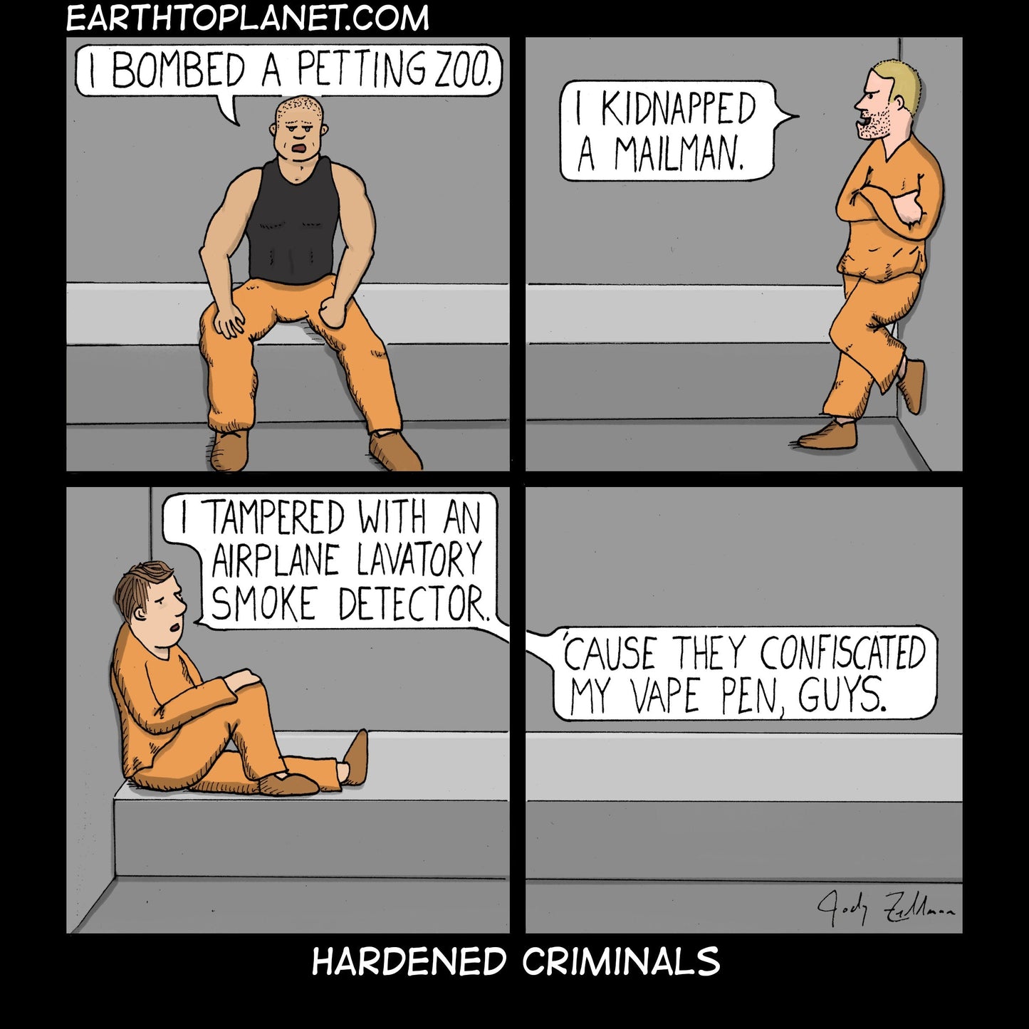 Hardened Criminals Cartoon