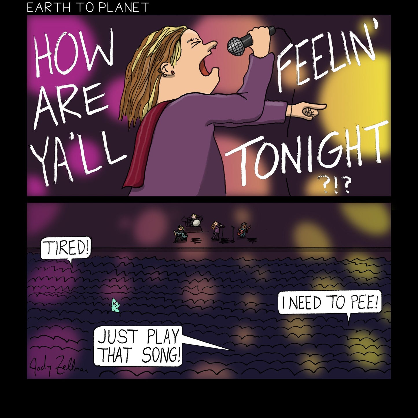 How Are Ya'll Feelin' Tonight? Cartoon