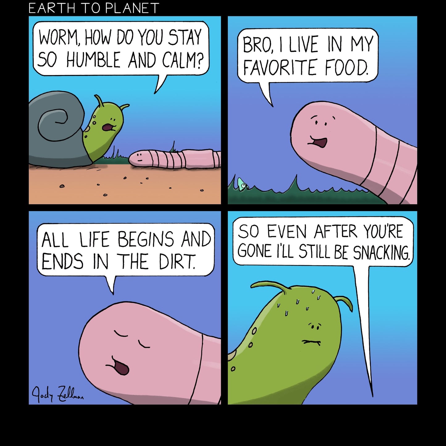 Humble Worm Cartoon