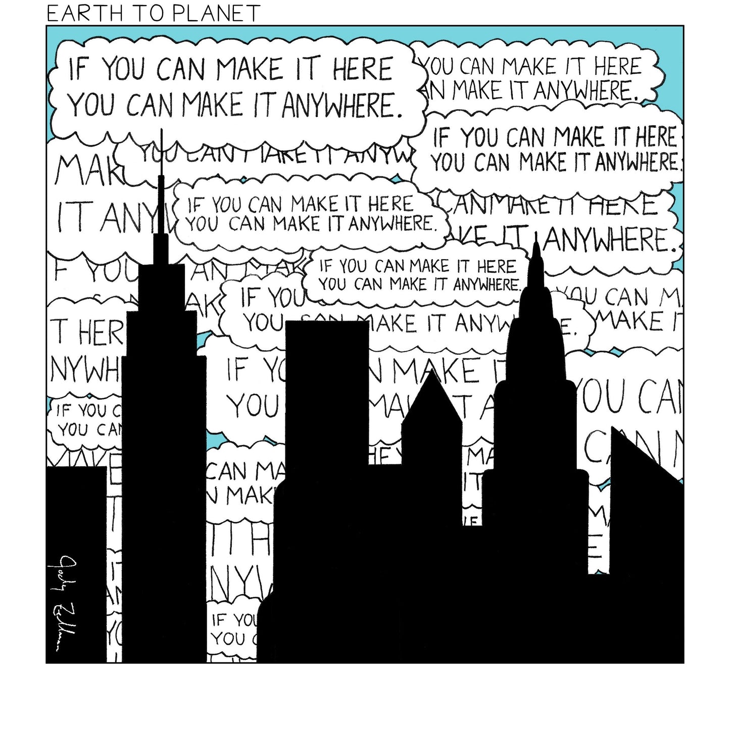 If You Can Make It Here Cartoon