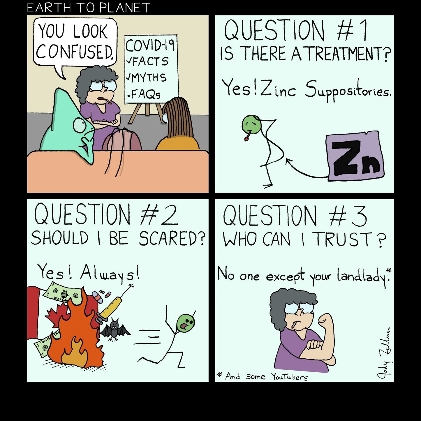 Iggy - COVID Questions Cartoon