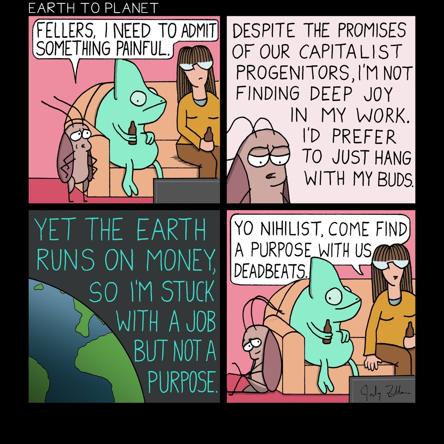 Iggy - Capitalist Progenitors Cartoon