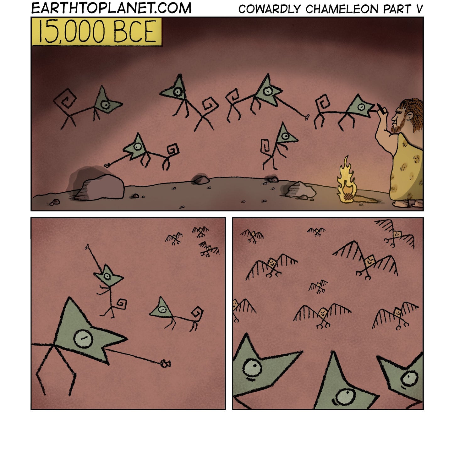 Iggy - Cowardly Chameleon V Cartoon