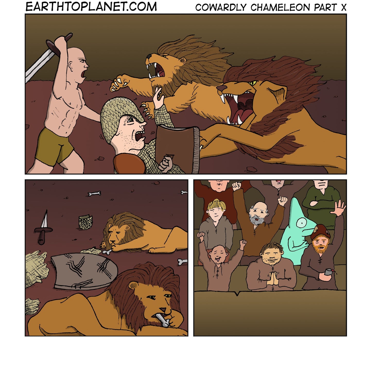 Iggy - Cowardly Chameleon X Cartoon