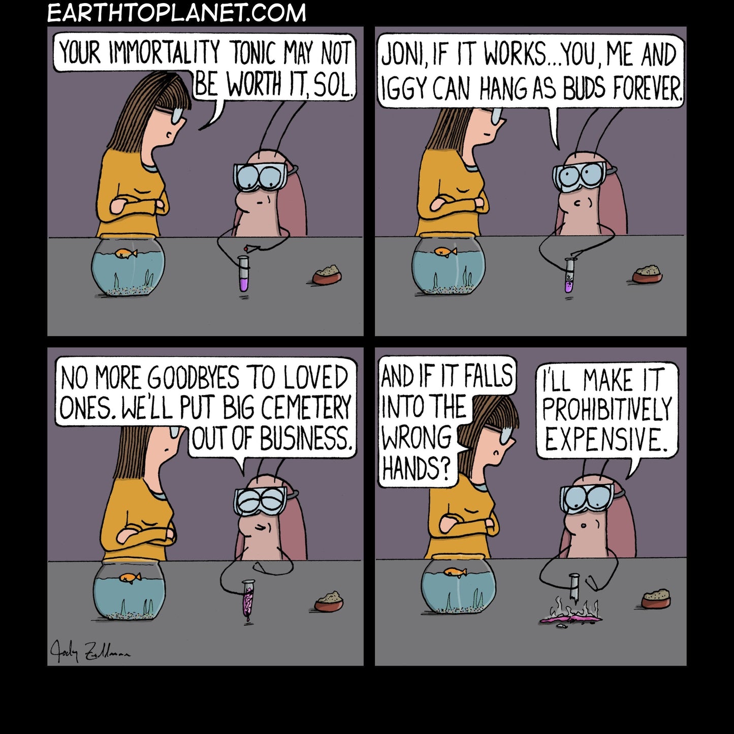 Iggy - Immortality Tonic 3 Cartoon