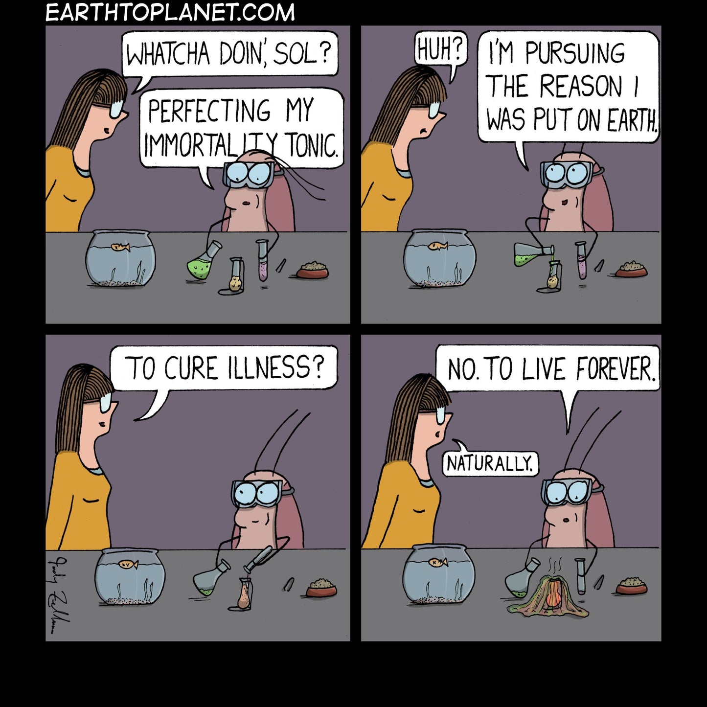 Iggy - Immortality Tonic Cartoon