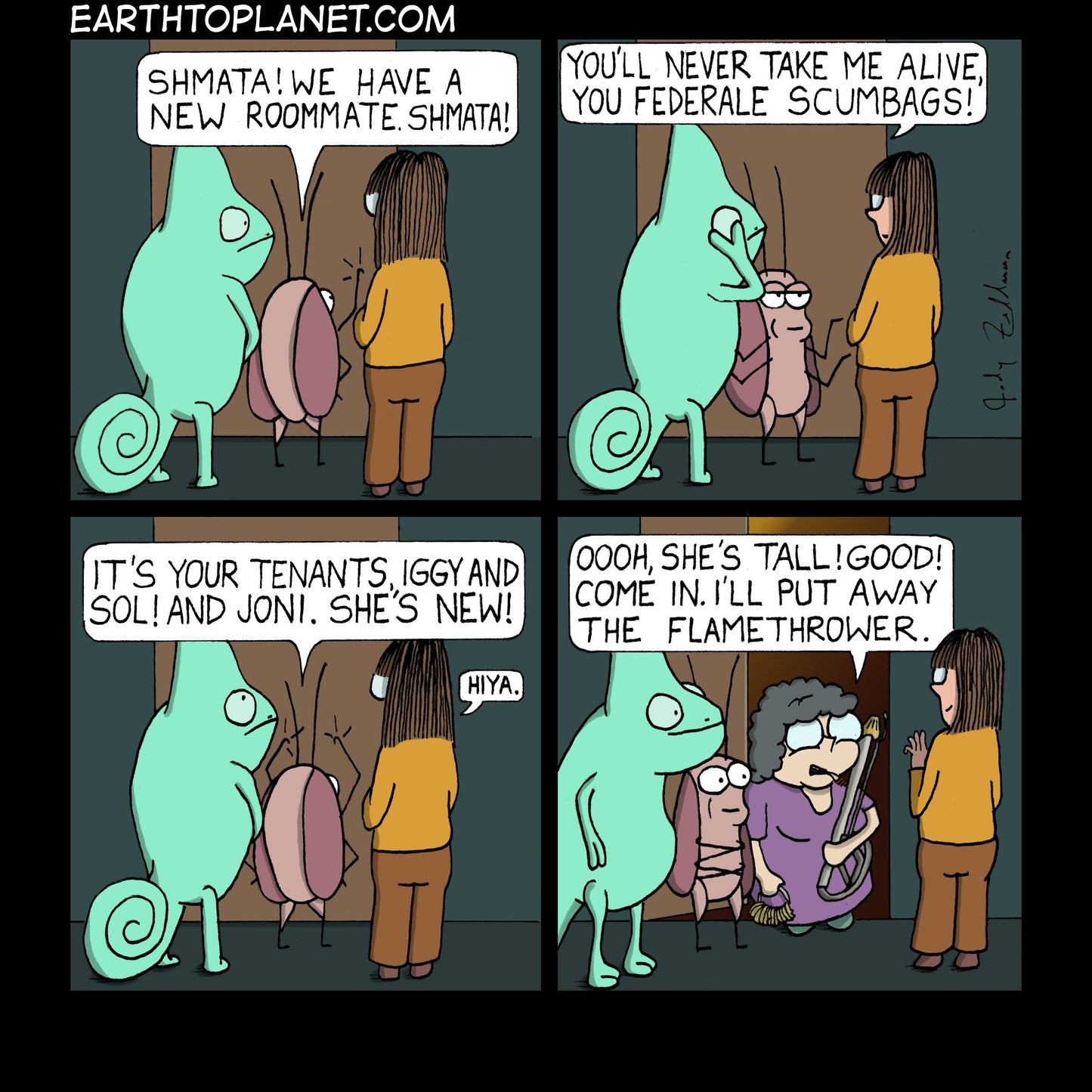 Iggy - Joni Meets Shmata Cartoon