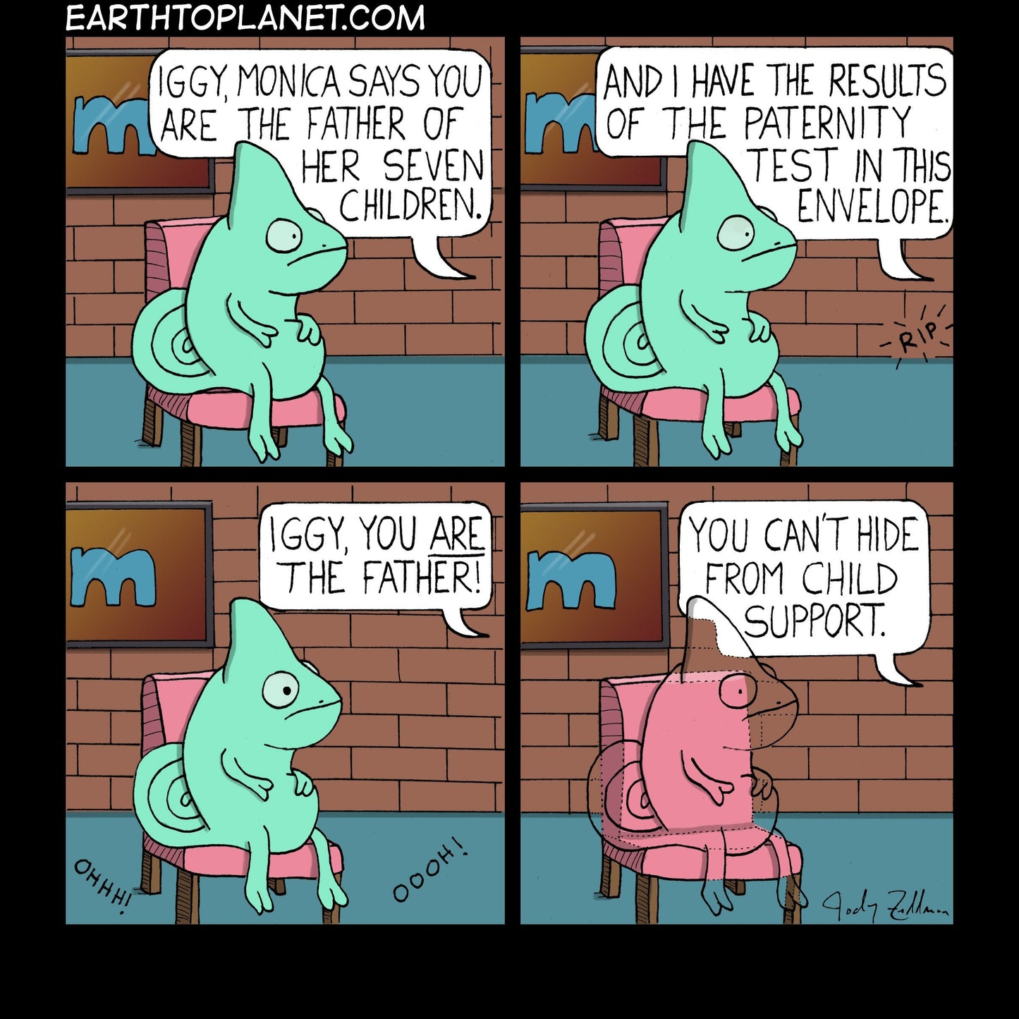 Iggy - Paternity Test Cartoon