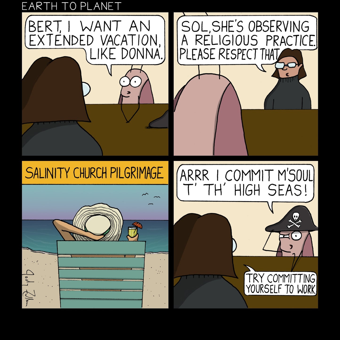 Iggy - Religious Practice Cartoon