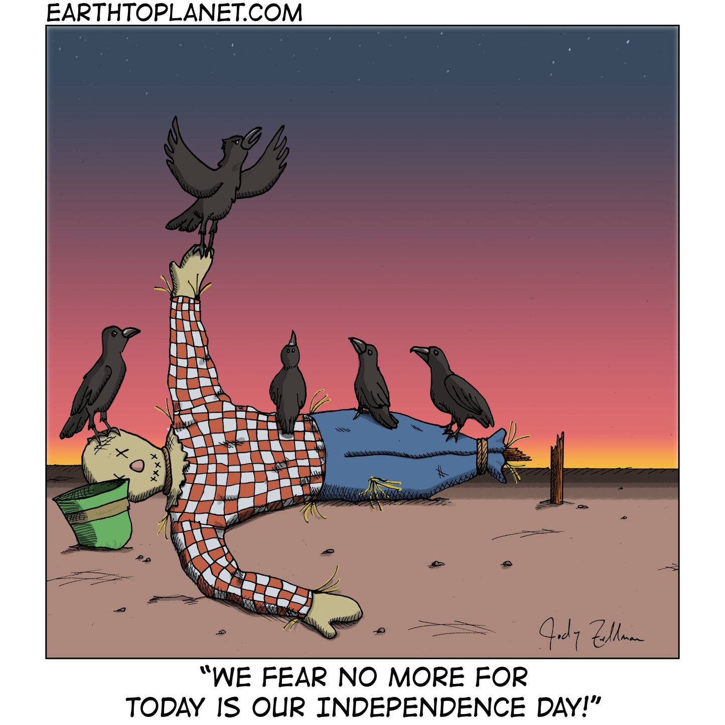 Independence Day Cartoon