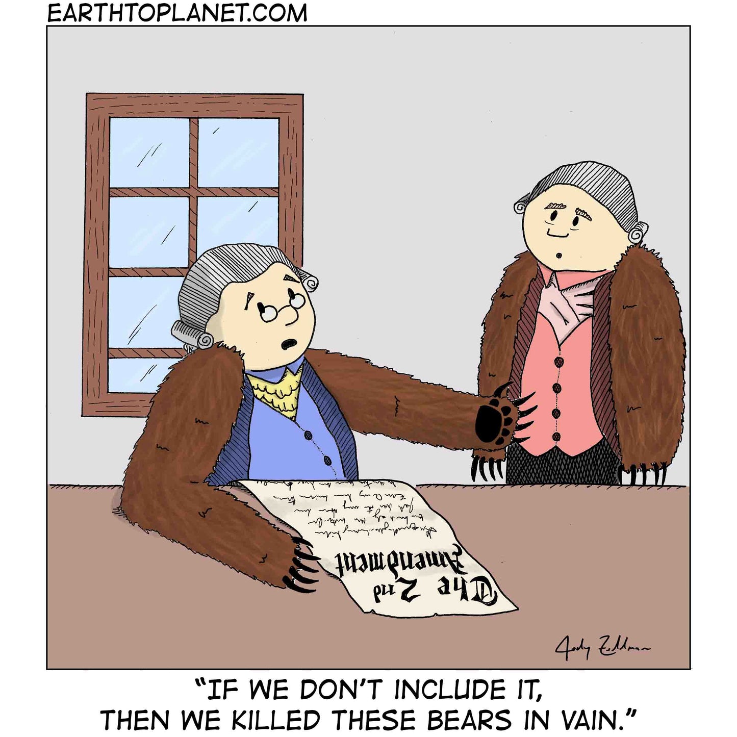 Killed These Bears in Vain Cartoon