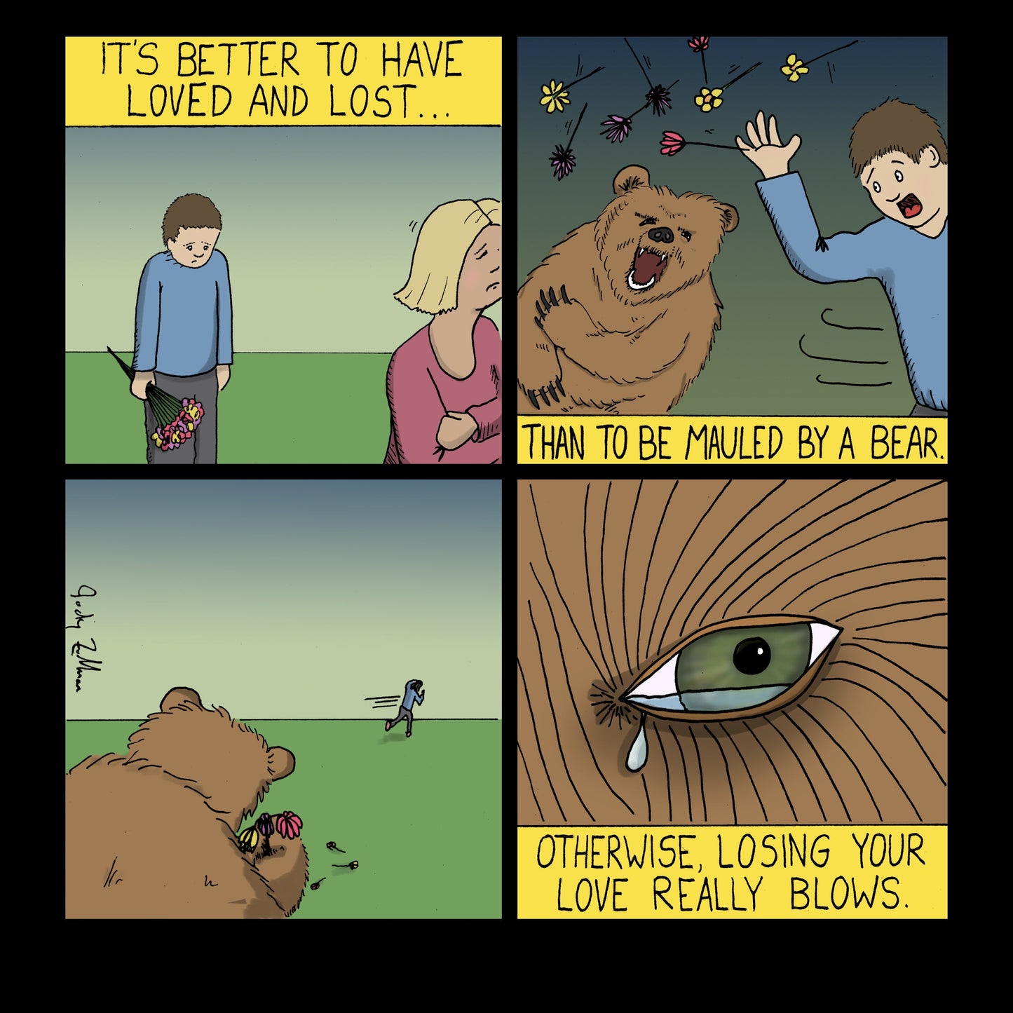 Loved and Lost Cartoon