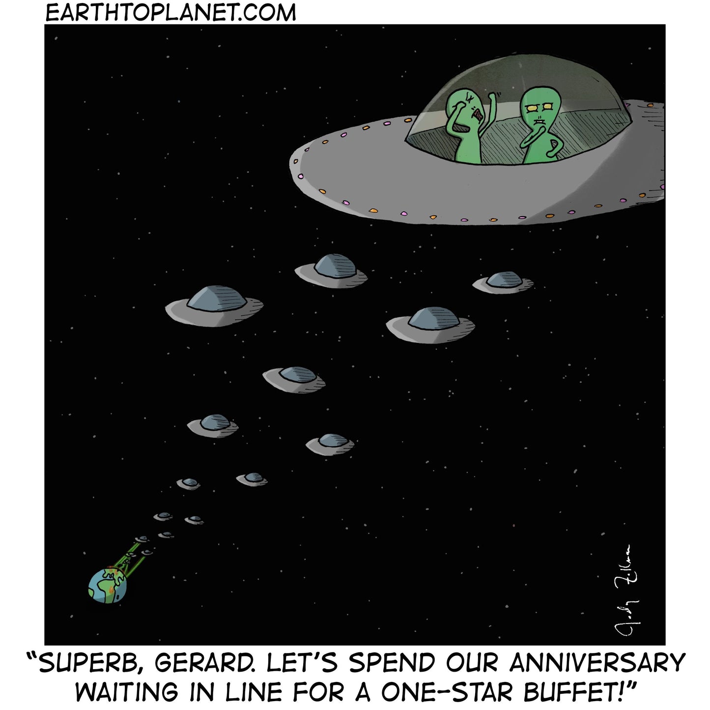 One Star Buffet Cartoon