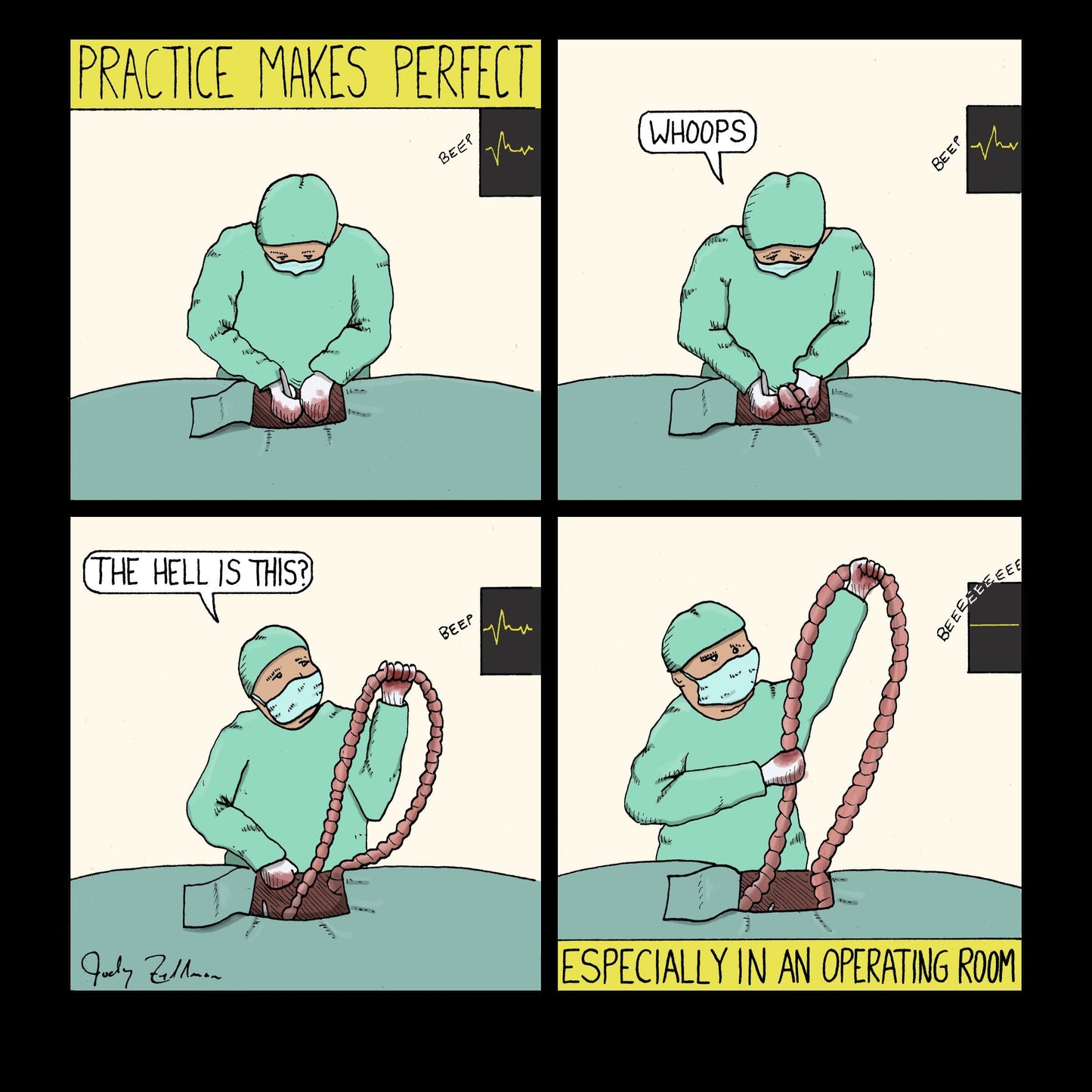 Practice Makes Perfect Cartoon