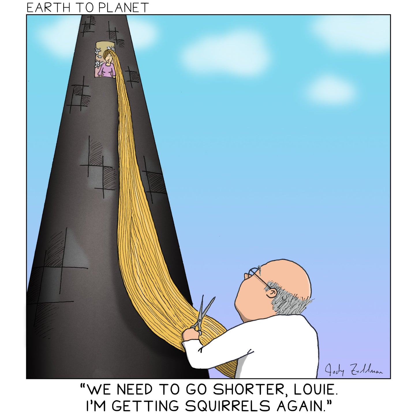 Rapunzel Squirrels Cartoon