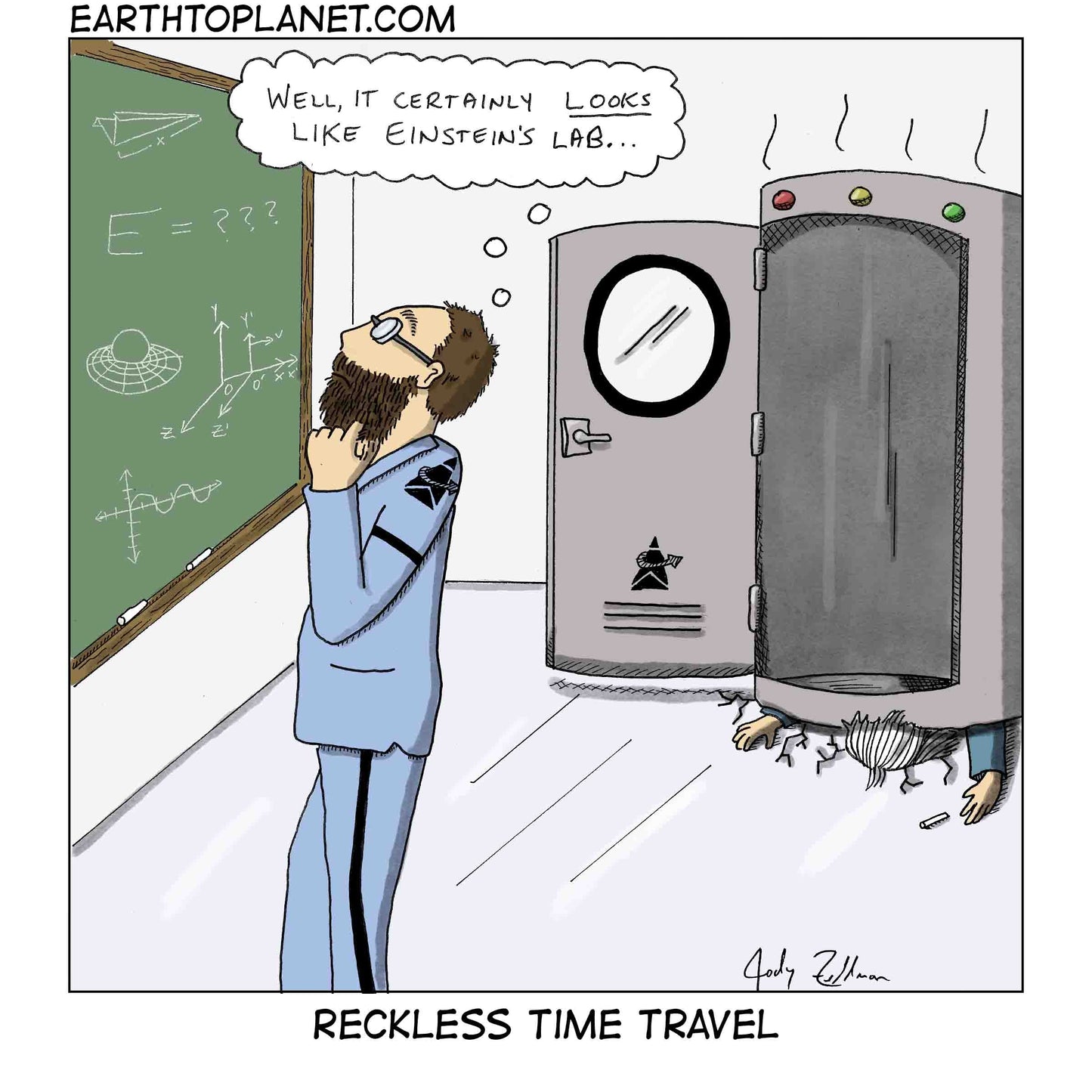 Reckless Time Travel Cartoon