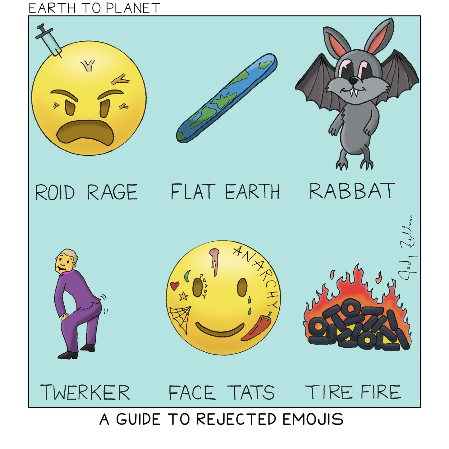 Rejected Emojis Cartoon