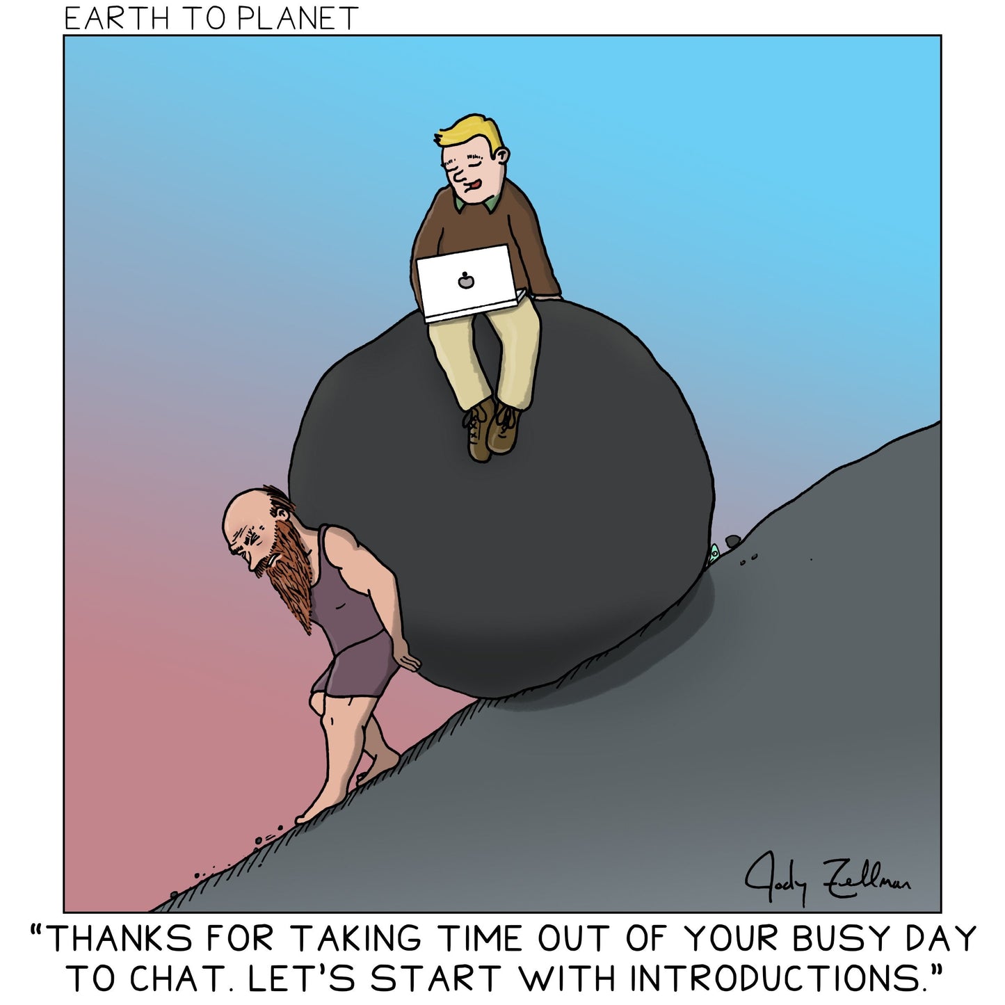 Thanks For Taking Time Cartoon