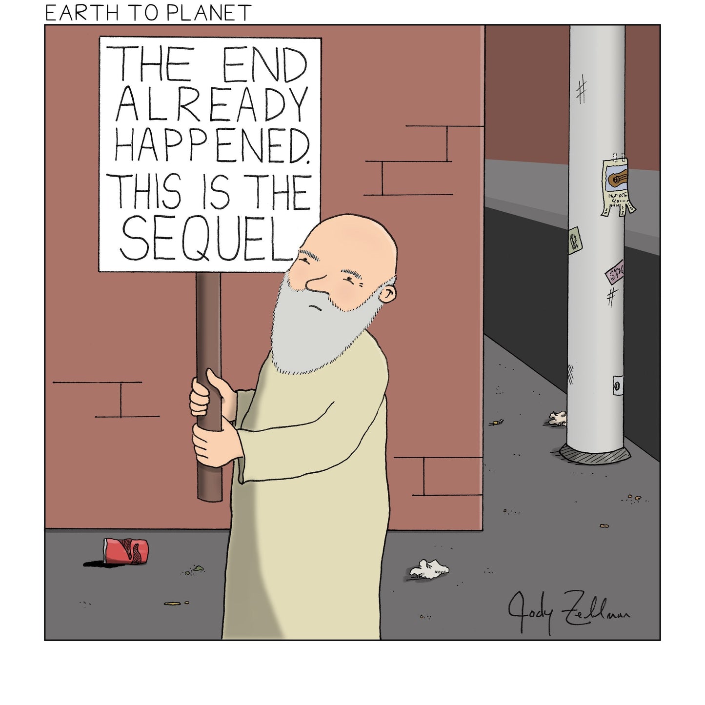The End Already Happened Cartoon