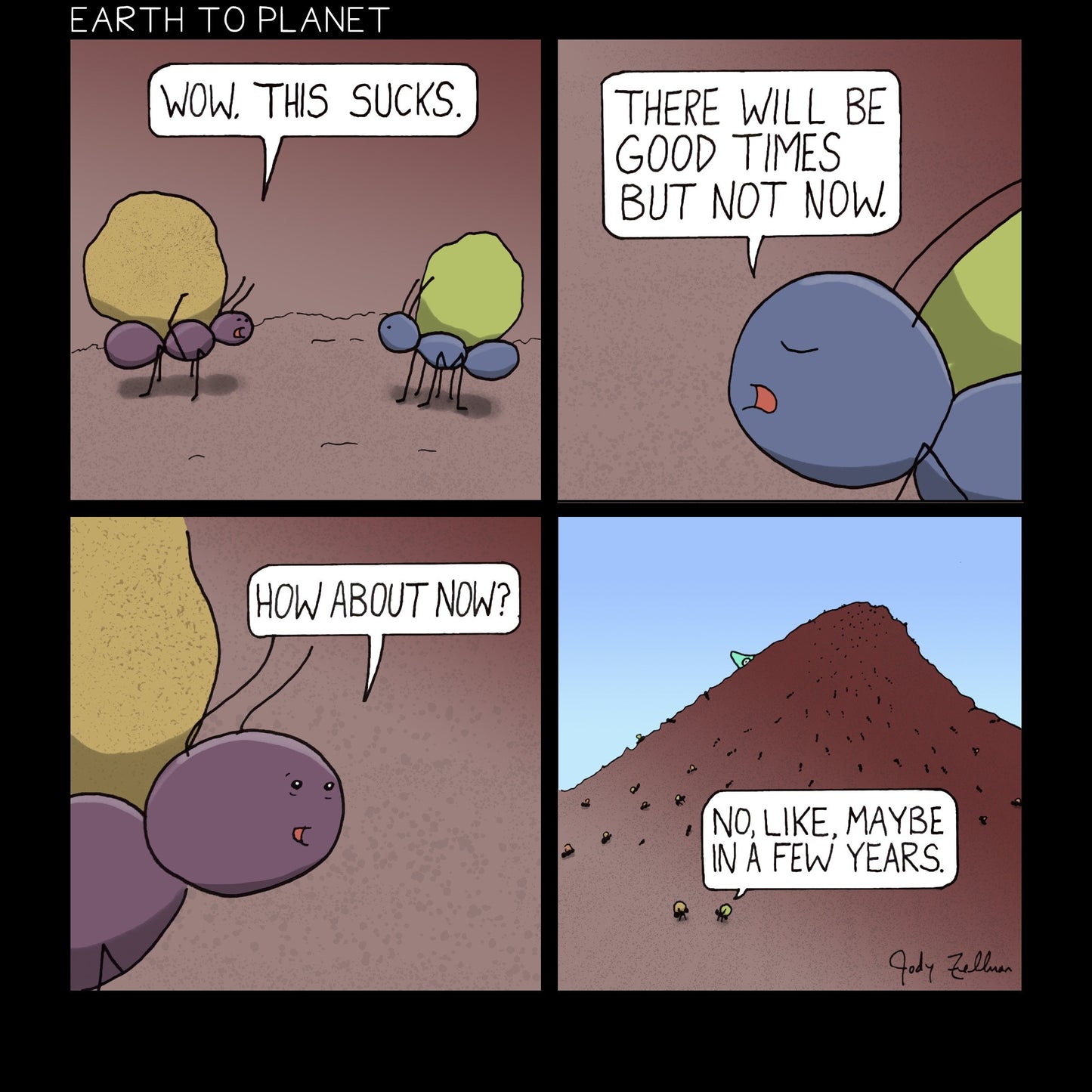 There Will Be Good Times Cartoon