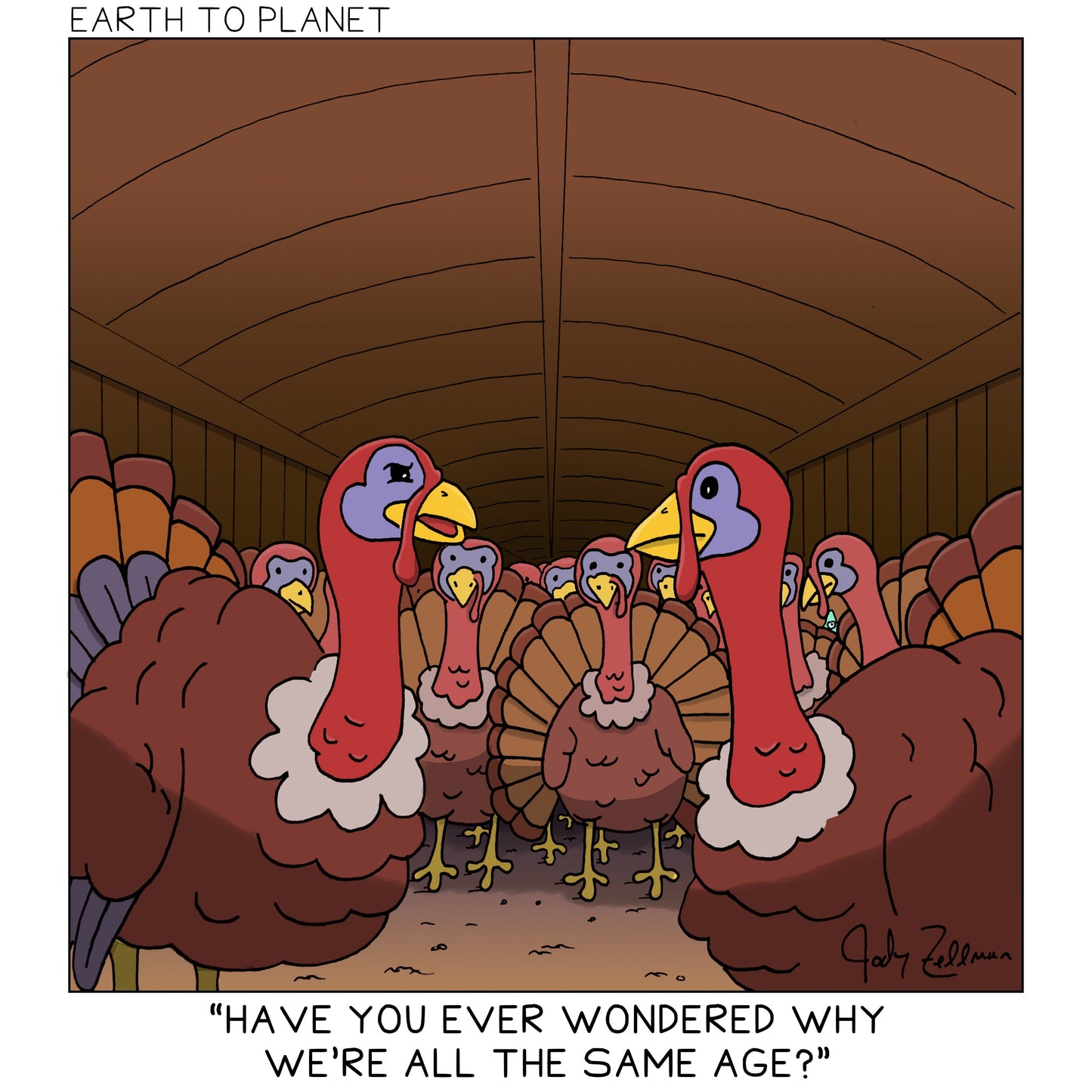 Why We're All The Same Age Cartoon