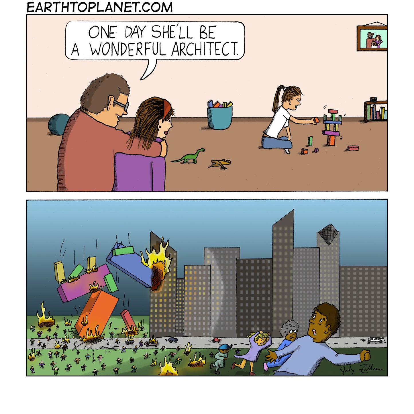 Wonderful Architect Cartoon