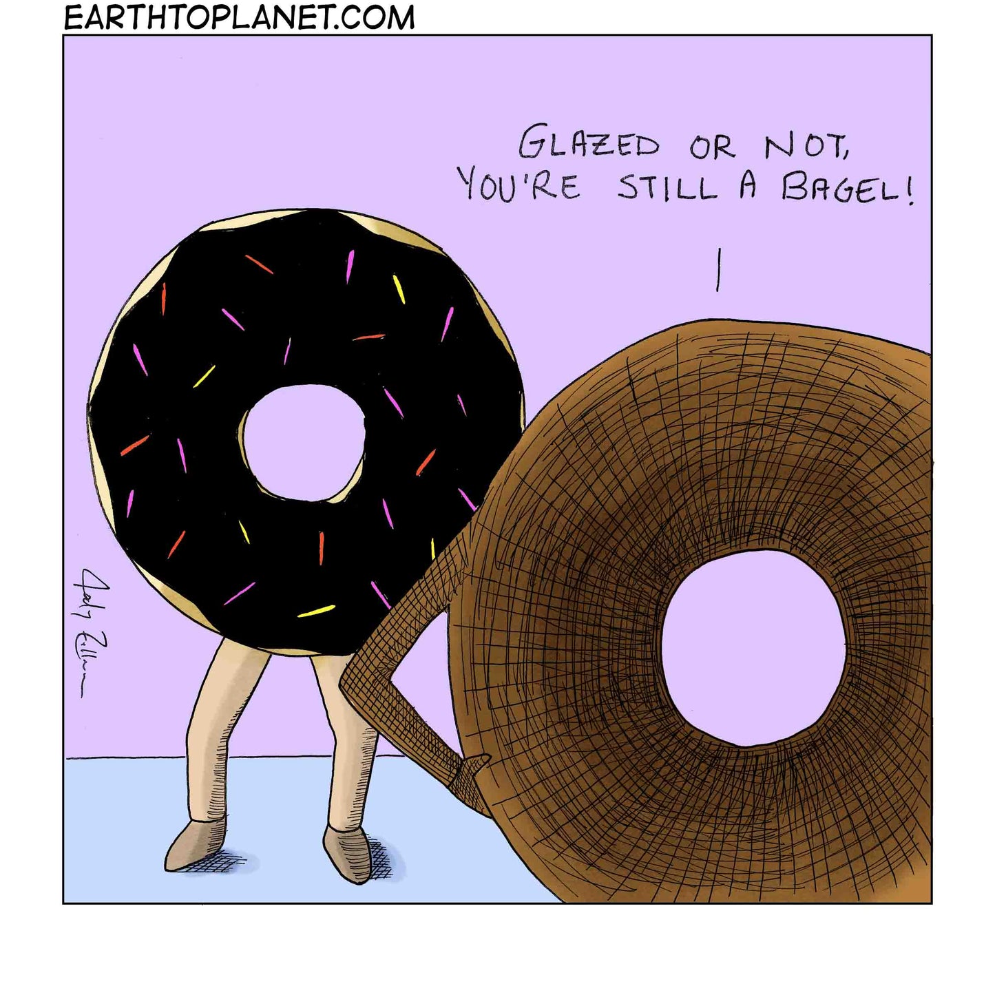 You're Still a Bagel Cartoon