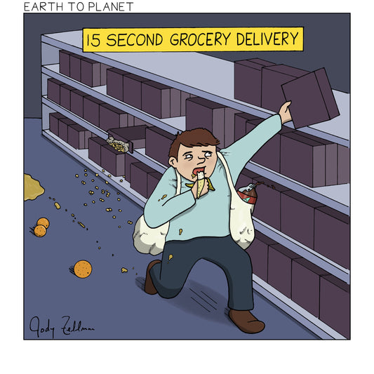 15 Second Grocery Delivery