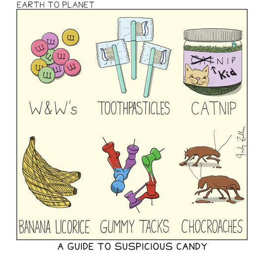 A Guide To Suspicious Candy Cartoon