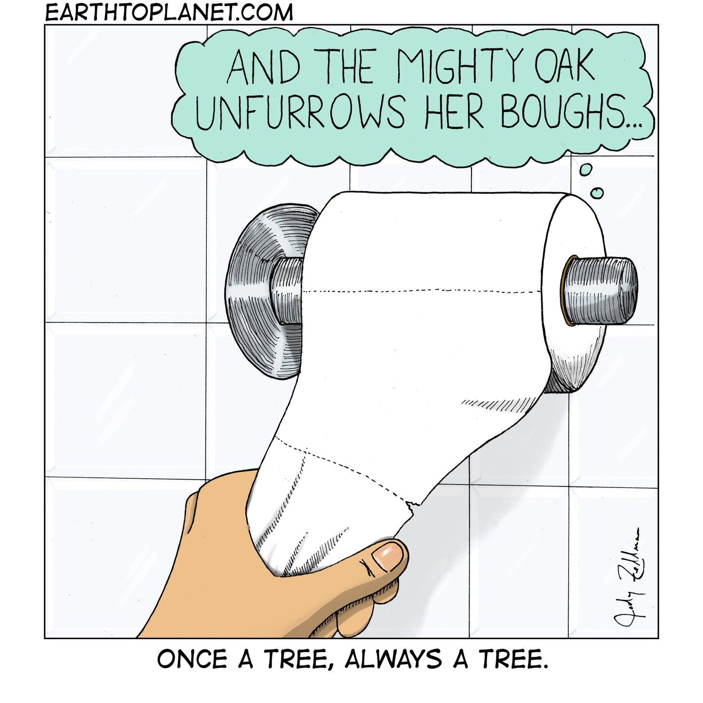 Always a Tree Cartoon