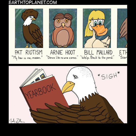 Balding Eagle Cartoon