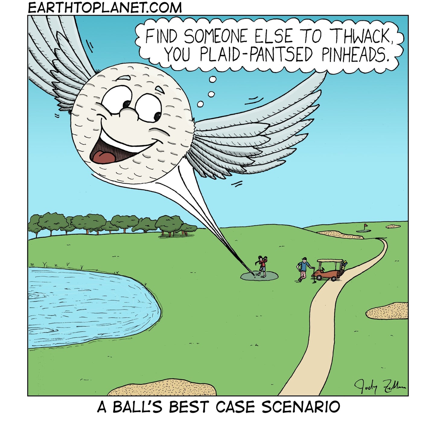 Ball's Best Case Scenario Cartoon