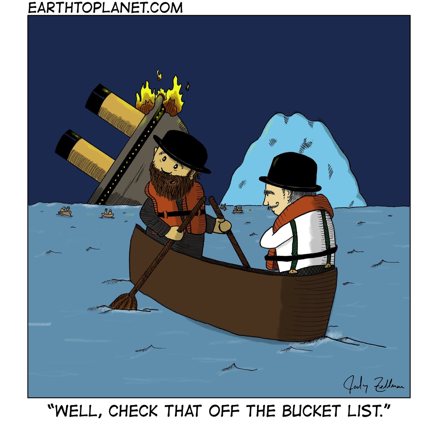 Bucket List Cartoon
