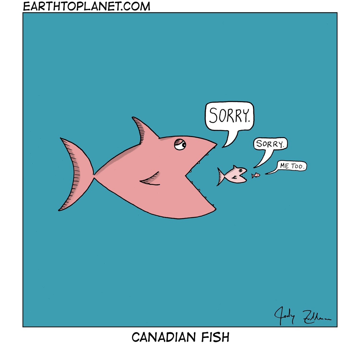 Canadian Fish Cartoon