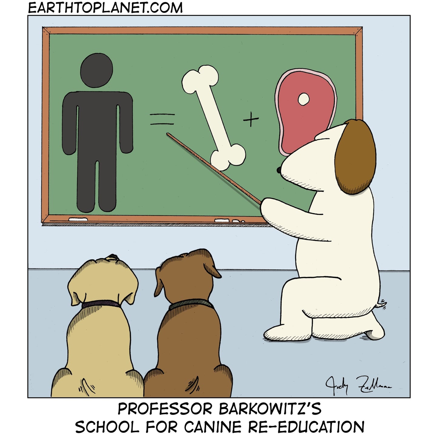 Canine Re-education Cartoon