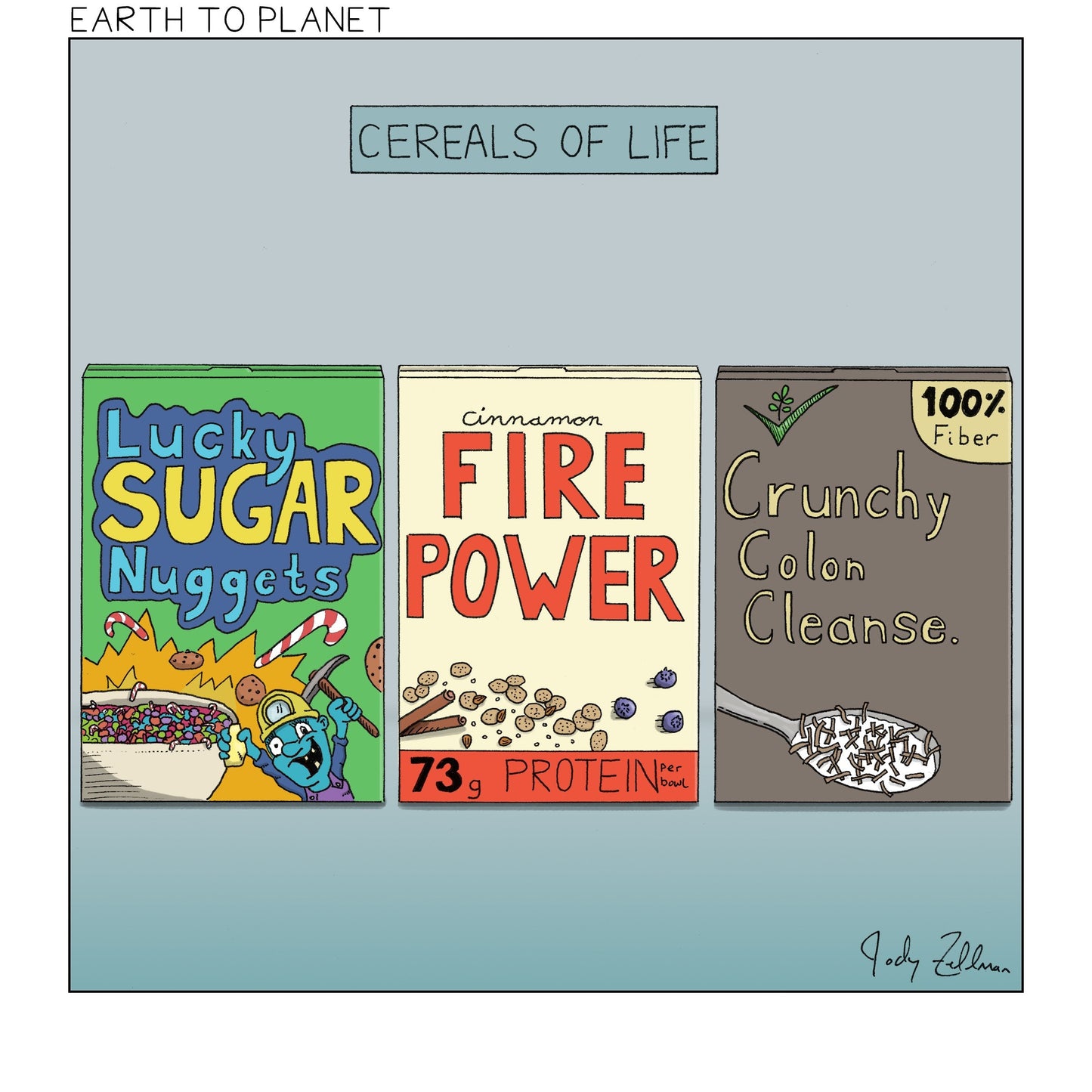 Cereals of Life Cartoon
