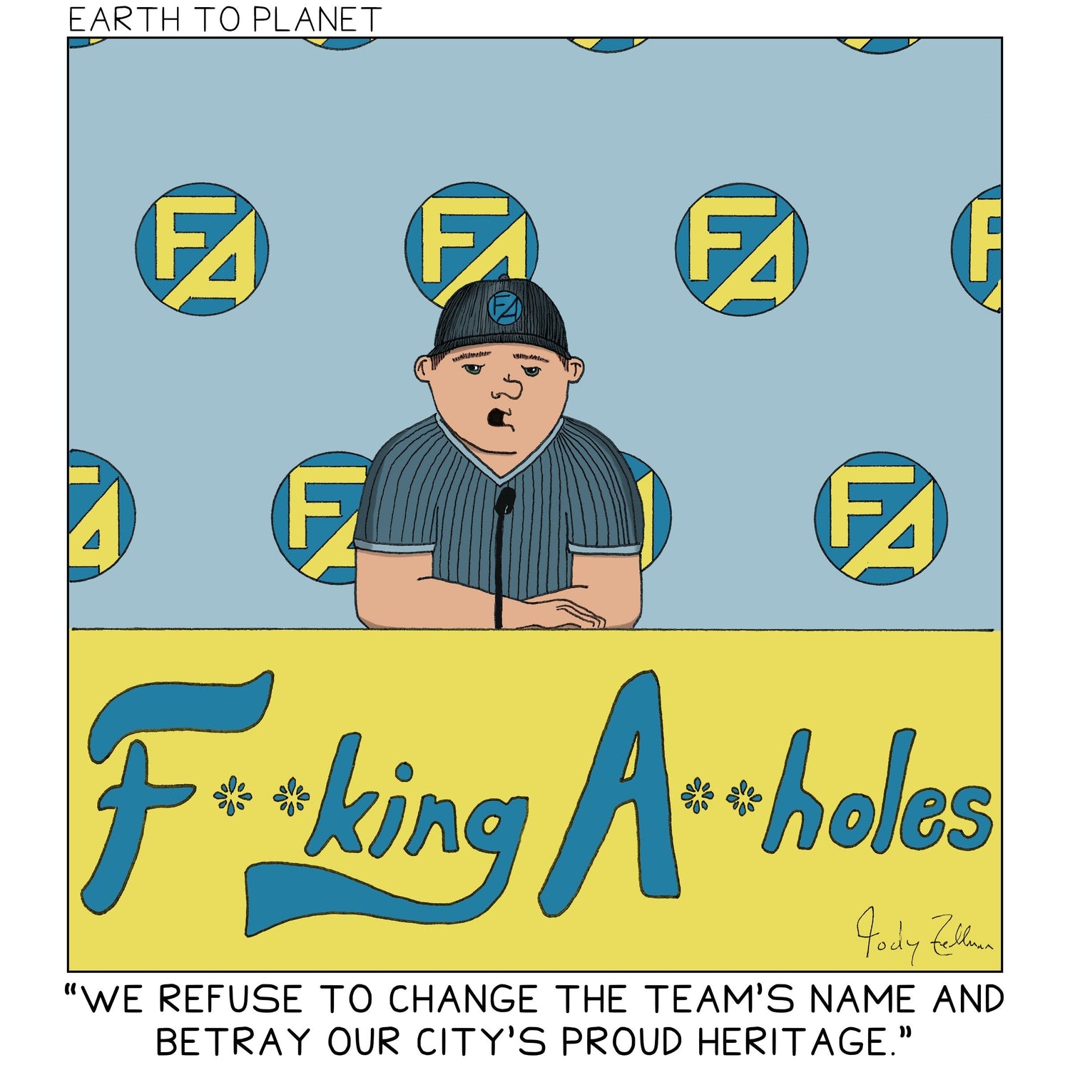 Change Team's Name Cartoon