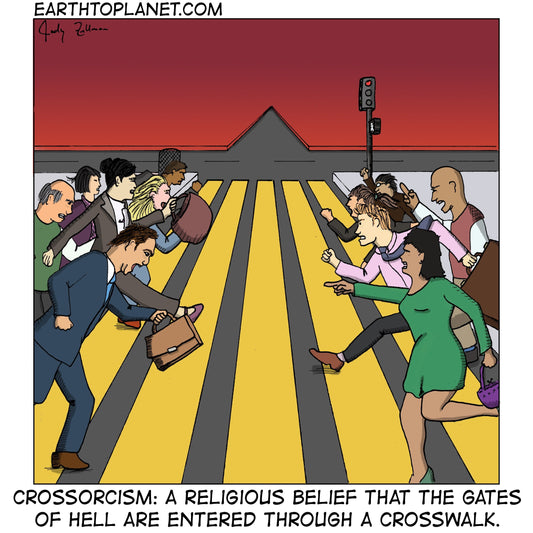 Crossorcism Cartoon