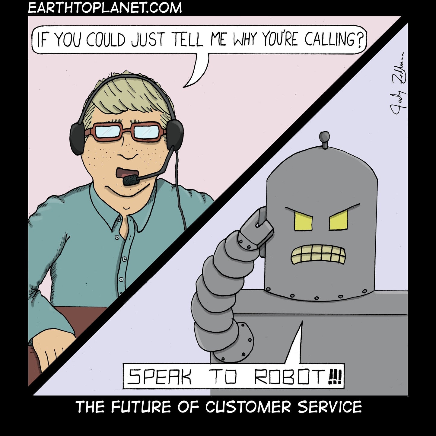 Customer Service Cartoon