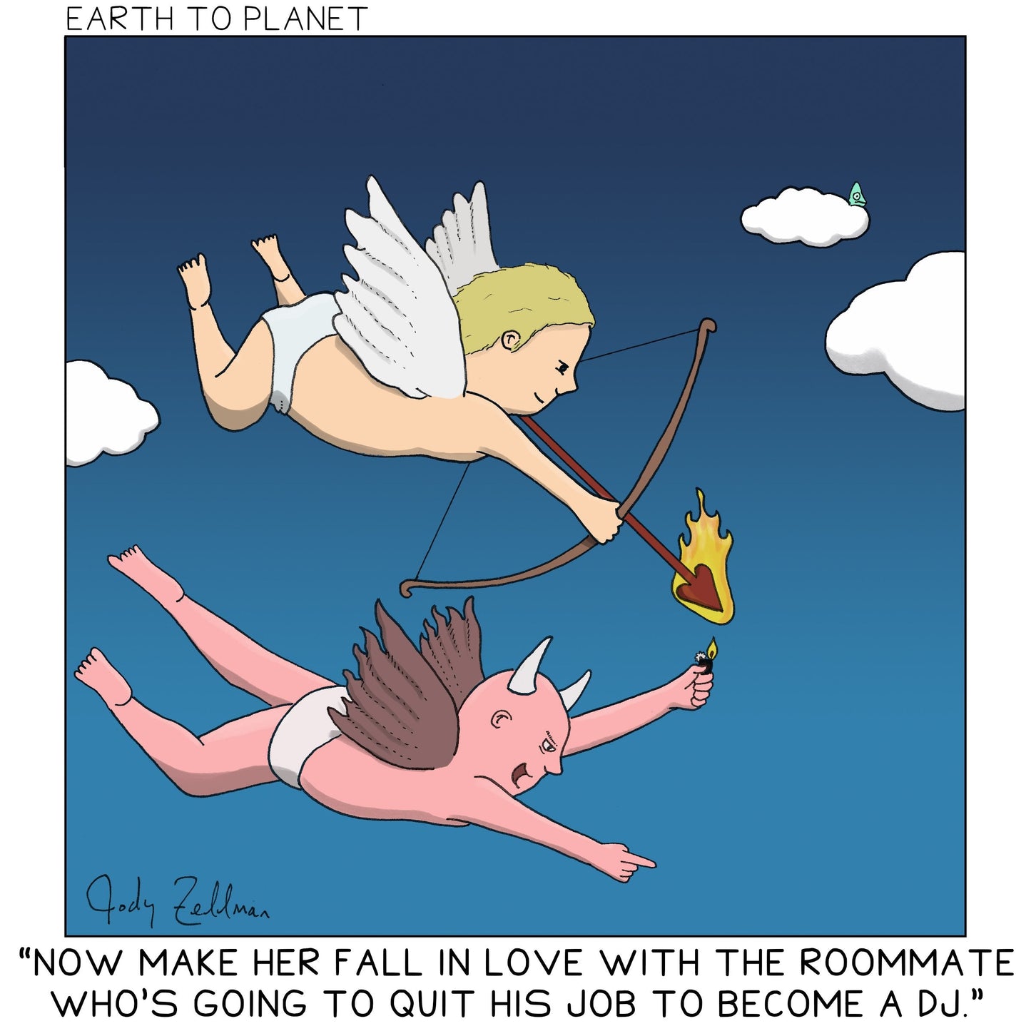 Devil Cupid Cartoon