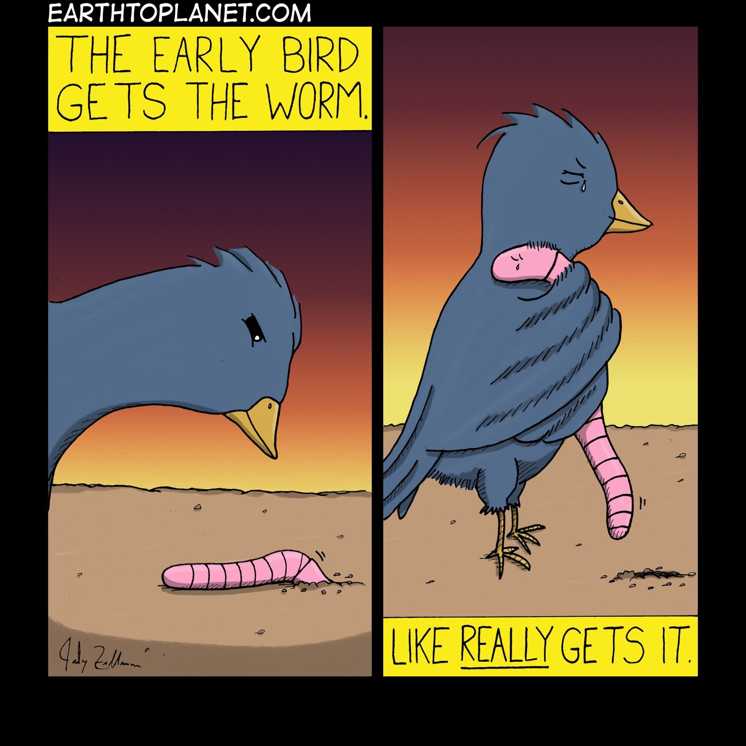 Early Bird Cartoon