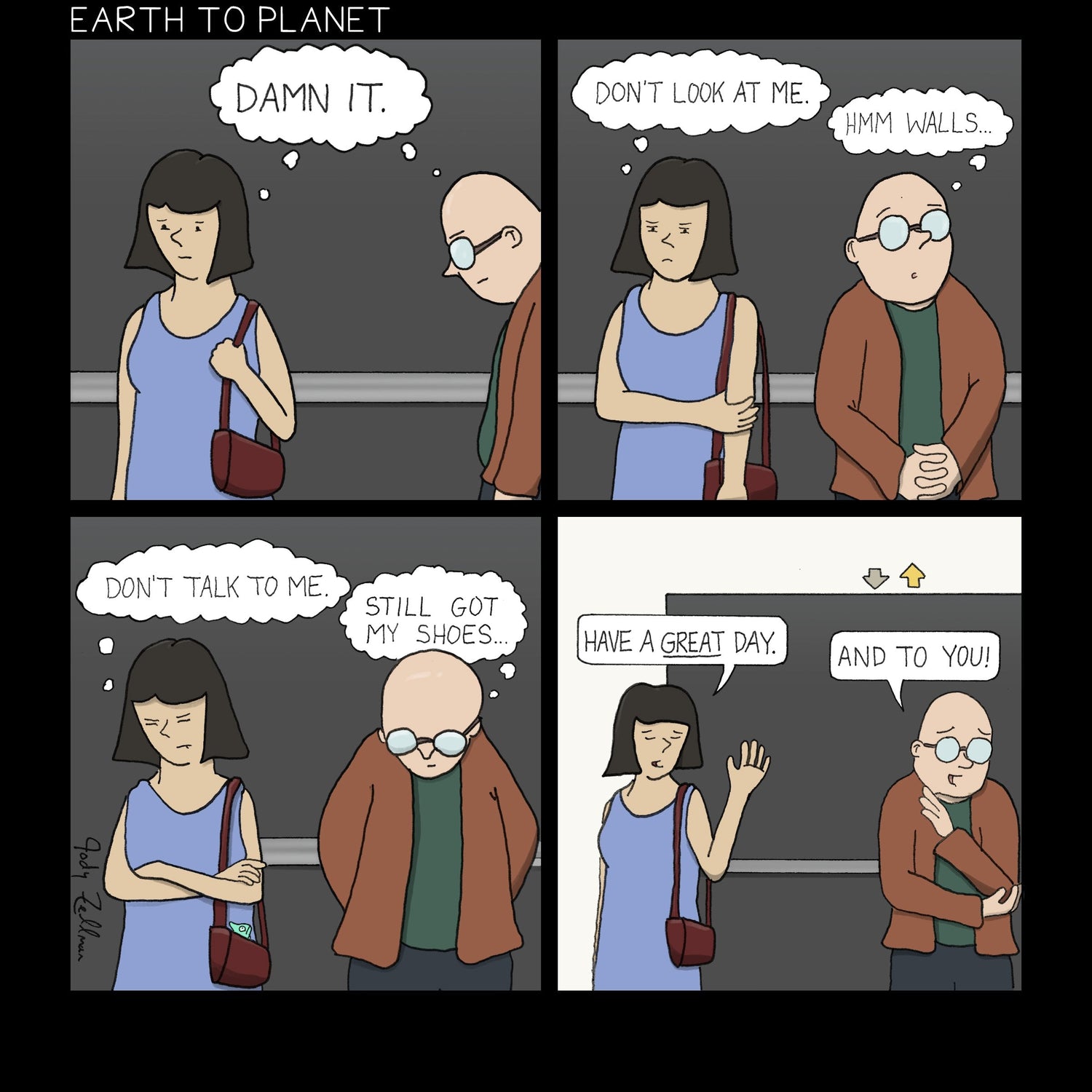 Elevator Talk Cartoon