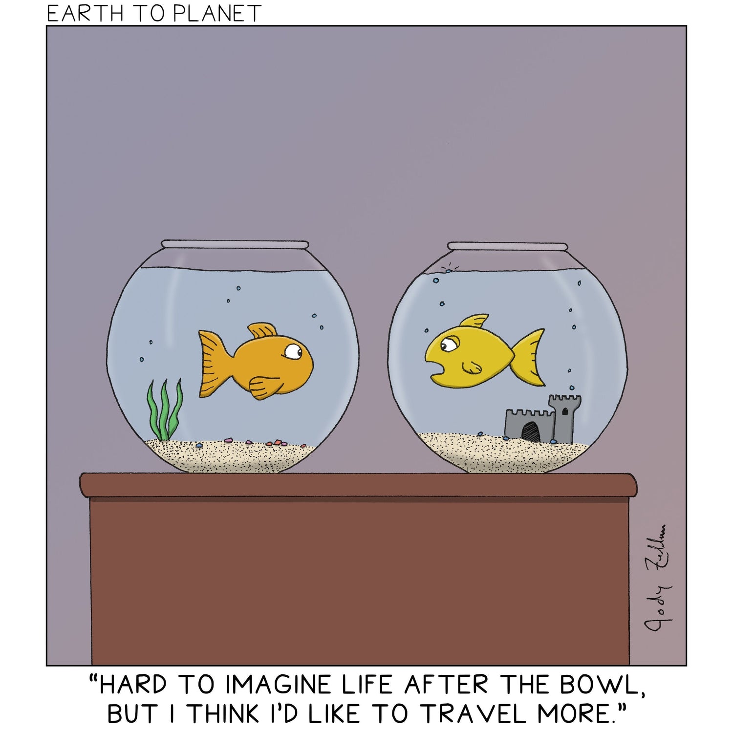 Fish Quarantine Cartoon