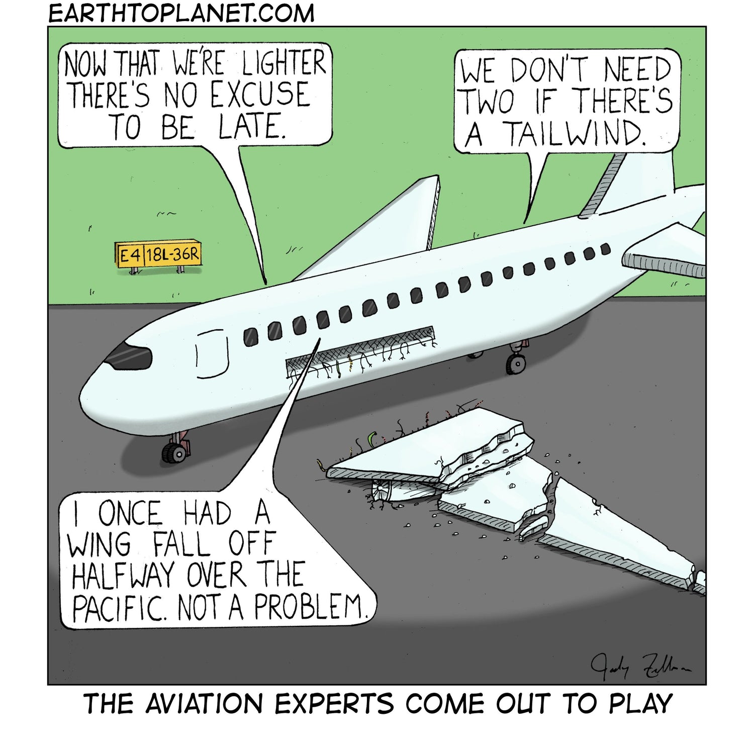 Flight Delay Cartoon