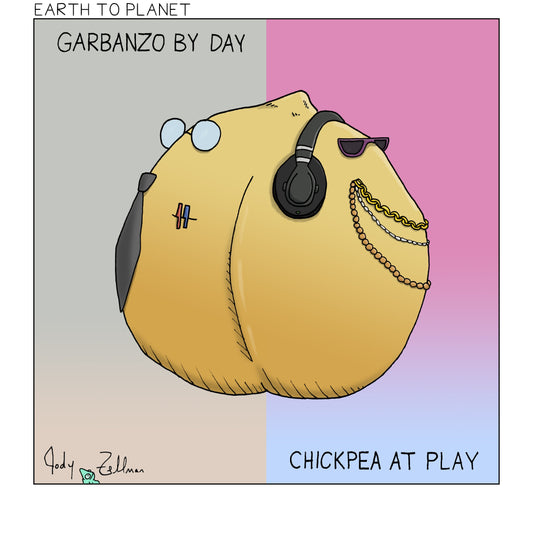 Garbanzo By Day Cartoon